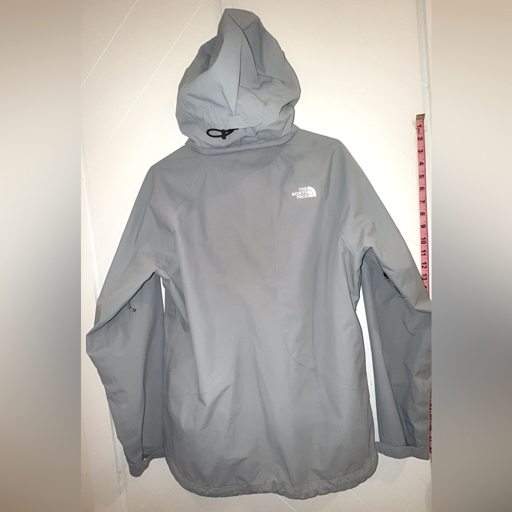 North Face Women's Boundary Triclimate waterproof Hyvent Jacket Medium in Grey - Picture 10 of 16